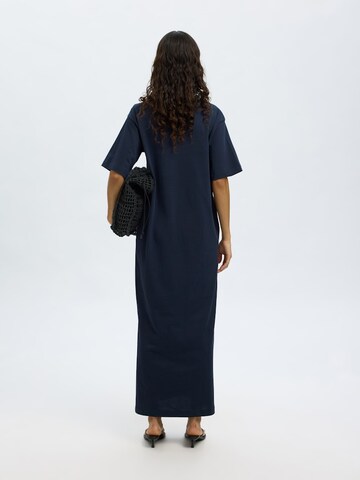 SELECTED FEMME Jurk 'Essential' in Blauw