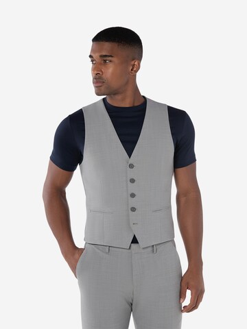 BENVENUTO Suit Vest 'Secchia' in Grey: front
