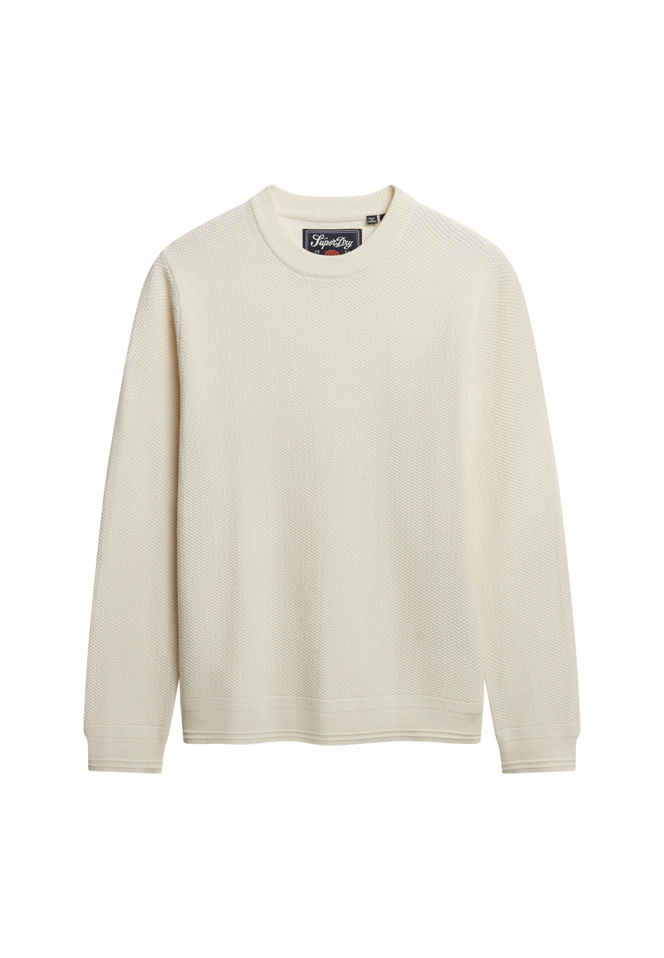 Superdry Pulóver - fehér: elől