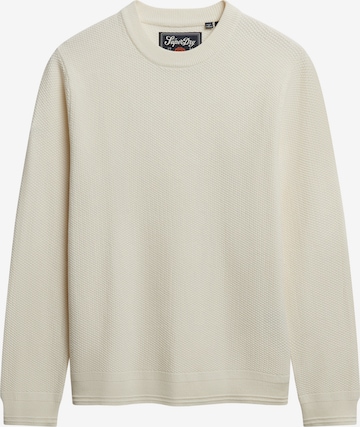 Pullover di Superdry in bianco: frontale