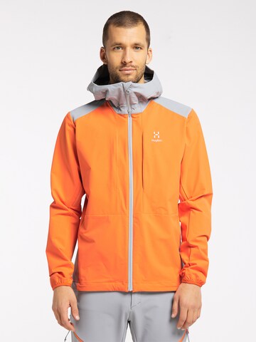 Haglöfs Outdoorjacke 'Discover Touring' in Orange: predná strana