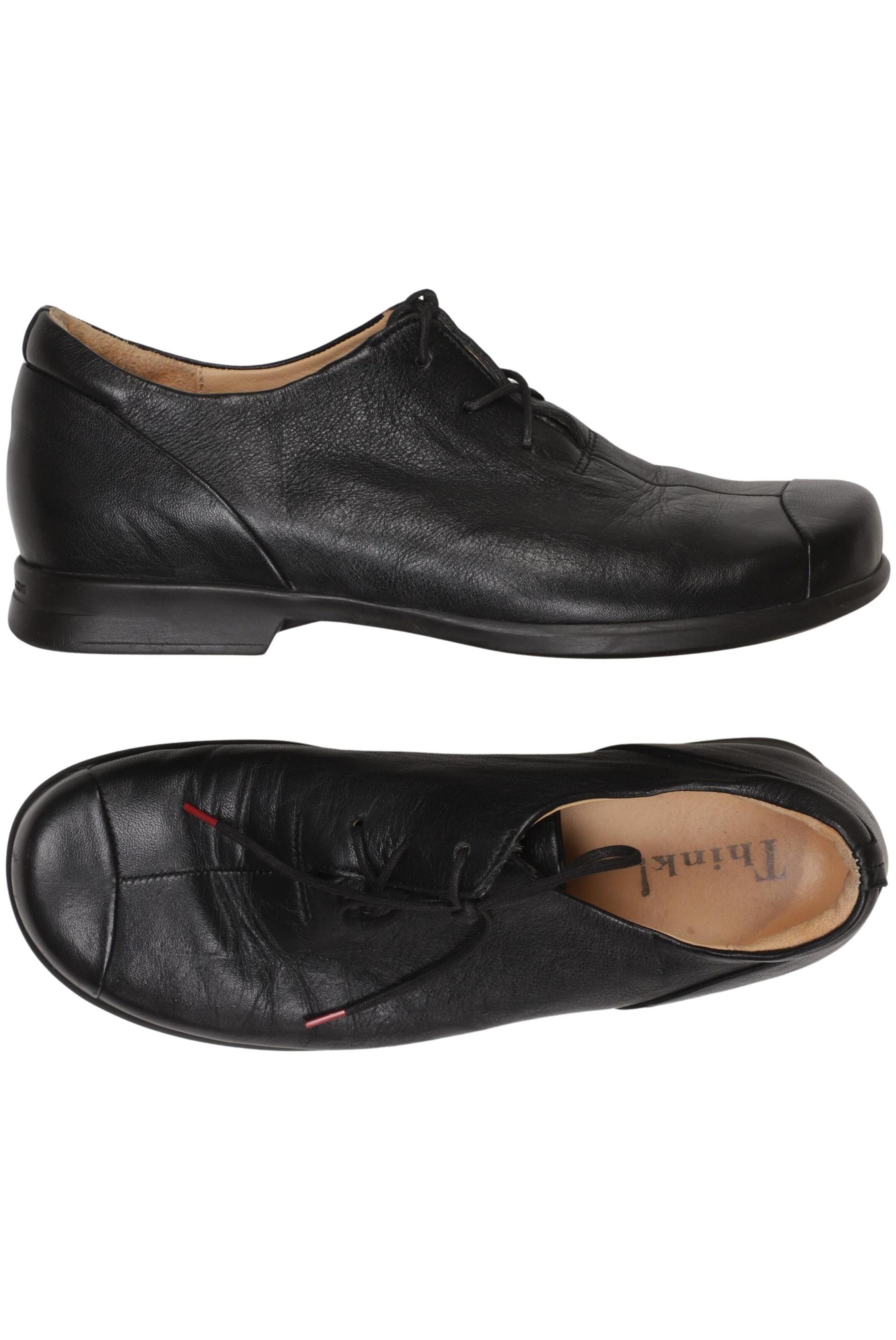 THINK! Flats & Loafers in 37 in Black: front