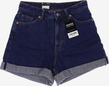 Monki Shorts in XS in Blue: front