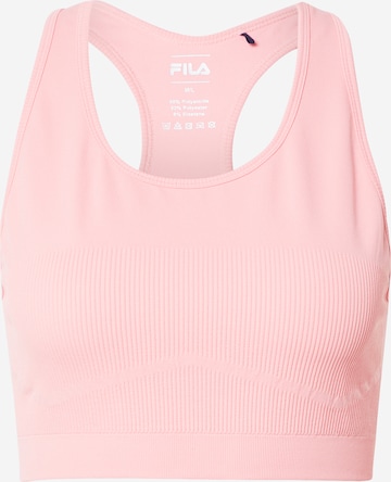 FILA Bustier Sport bh 'CISNA' in Roze: voorkant