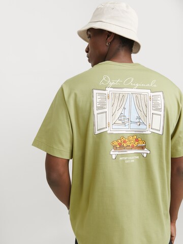 Maglietta 'JORIslington' di JACK & JONES in verde