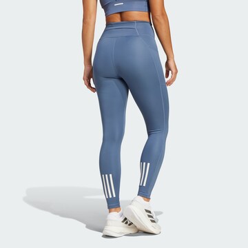 ADIDAS PERFORMANCE Skinny Sports trousers 'Own The Run' in Blue