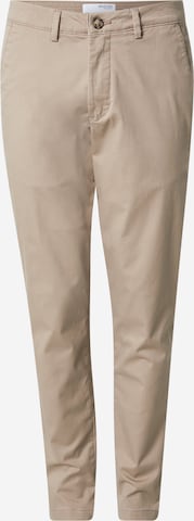 SELECTED Slimfit Chinohousut 'SLH175 MILES' värissä harmaa: etupuoli