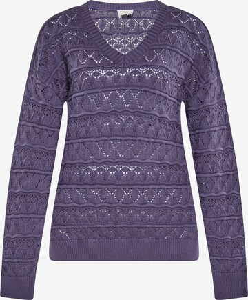 Pull-over usha FESTIVAL en violet : devant