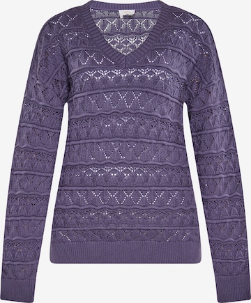 usha FESTIVAL Pullover in Lila: predná strana