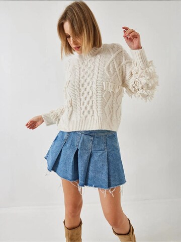 Pullover di Bianco Lucci in beige