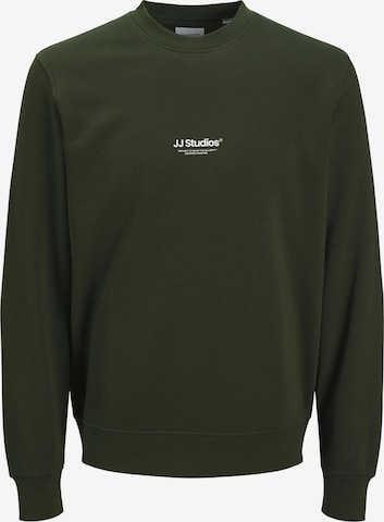 JACK & JONES Свитшот 'JJESOHO' в Зеленый: спереди