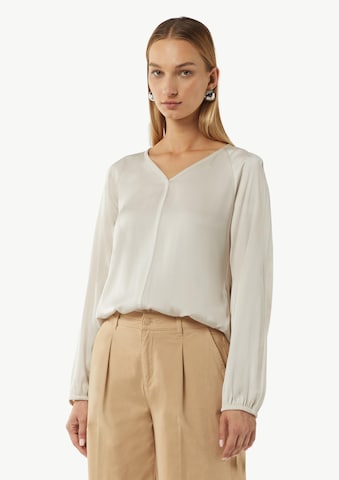 Chemisier COMMA en beige : devant