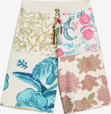 Desigual Regular Housut värissä valkoinen: etupuoli