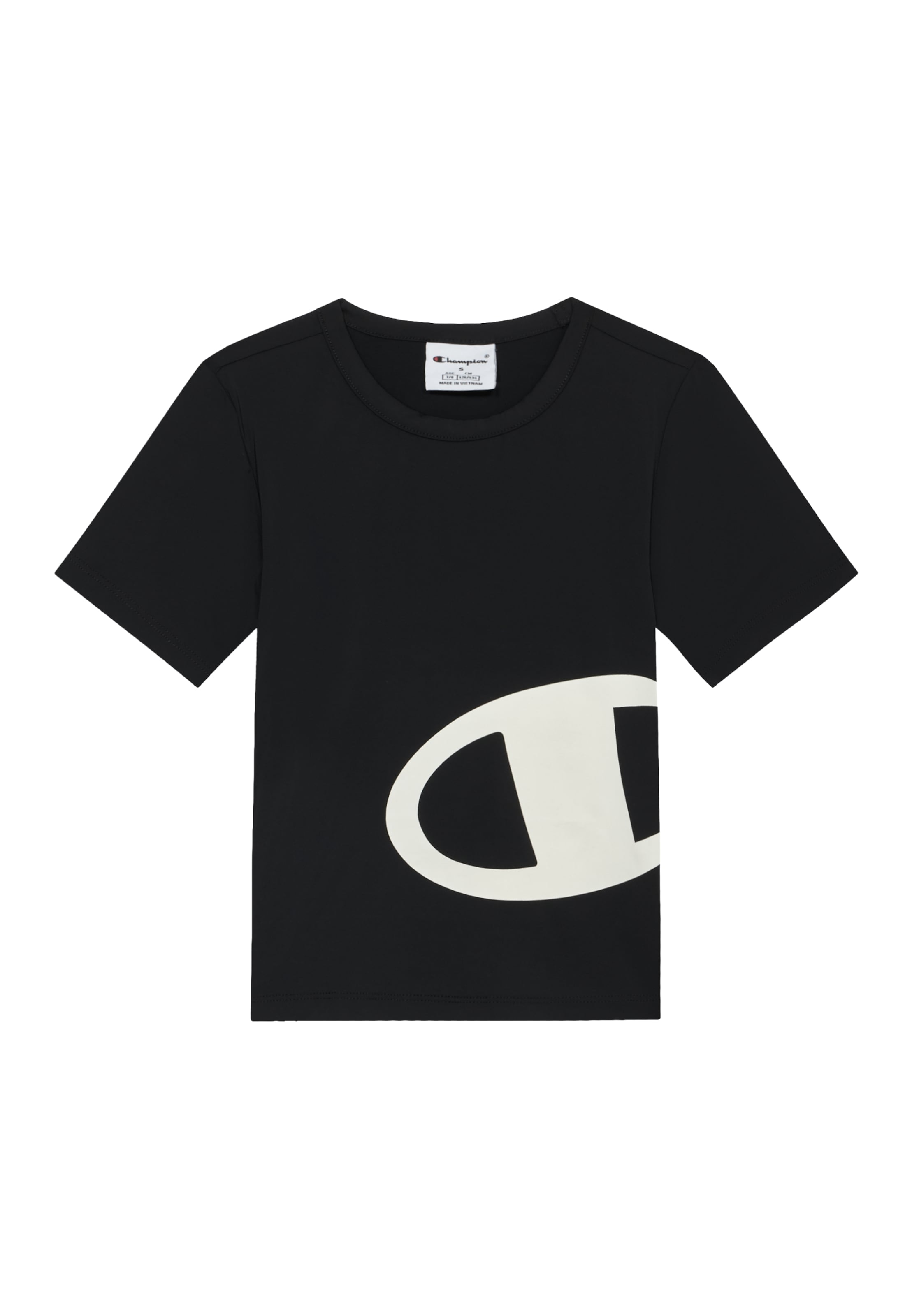 Champion - Camiseta en negro: frente