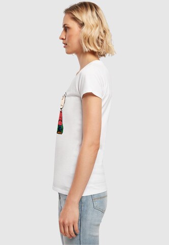 T-shirt 'Peanuts Wreath' Merchcode en blanc