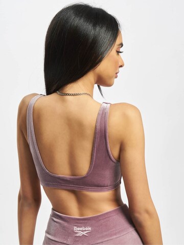 Reebok Bustier BH in Lila