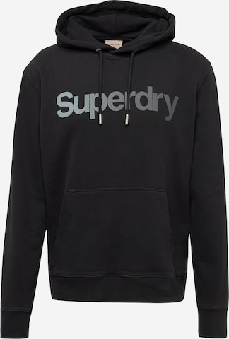Superdry Collegepaita värissä musta: etupuoli