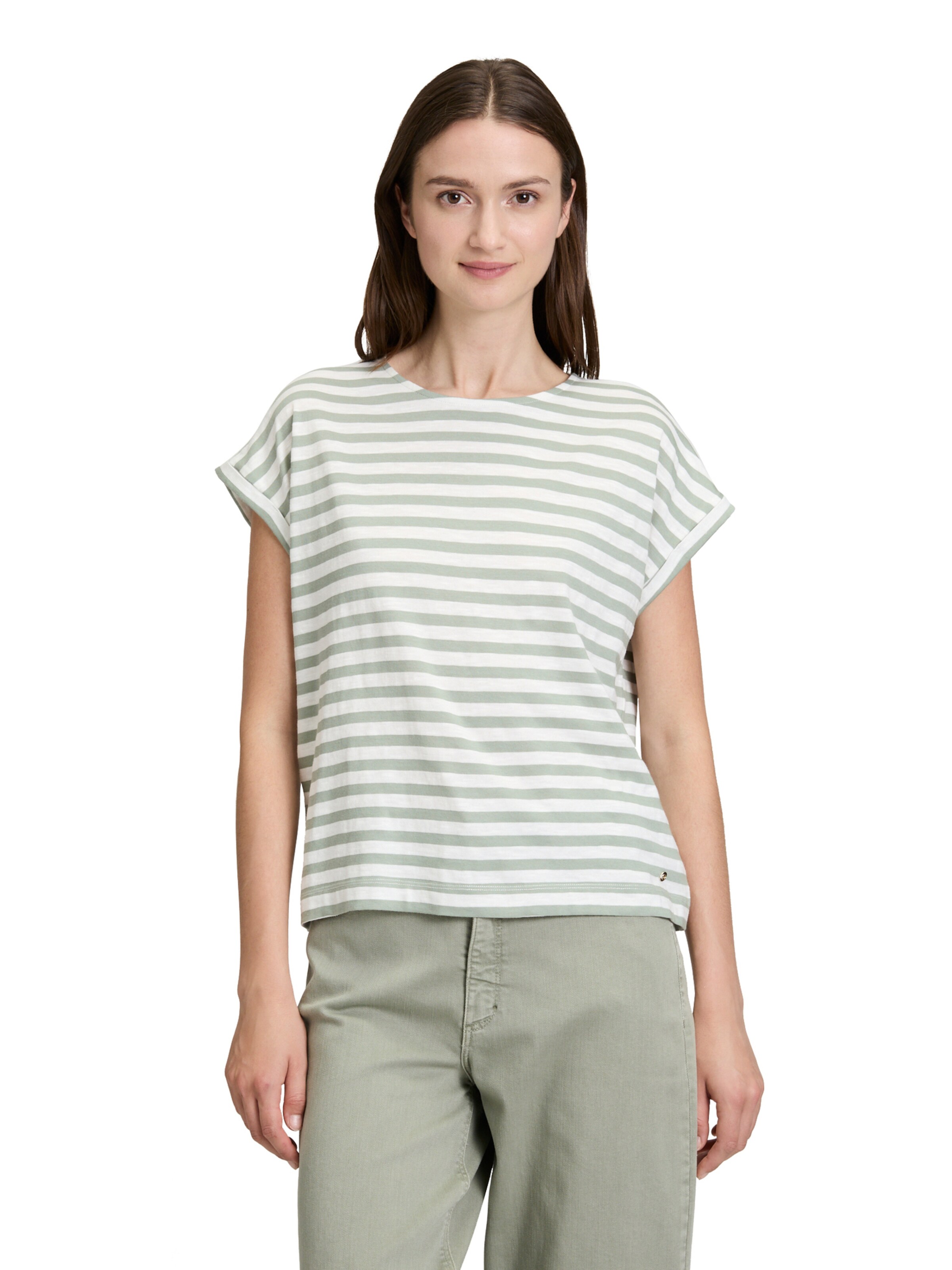 T-shirt Betty & Co en blanc : devant