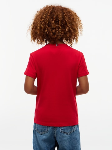 TOMMY HILFIGER Shirt 'BRAND LOVE' in Rood