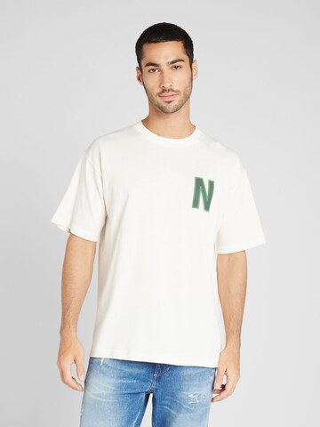 NORSE PROJECTS Μπλουζάκι 'Simon' σε λευκό: μπροστά