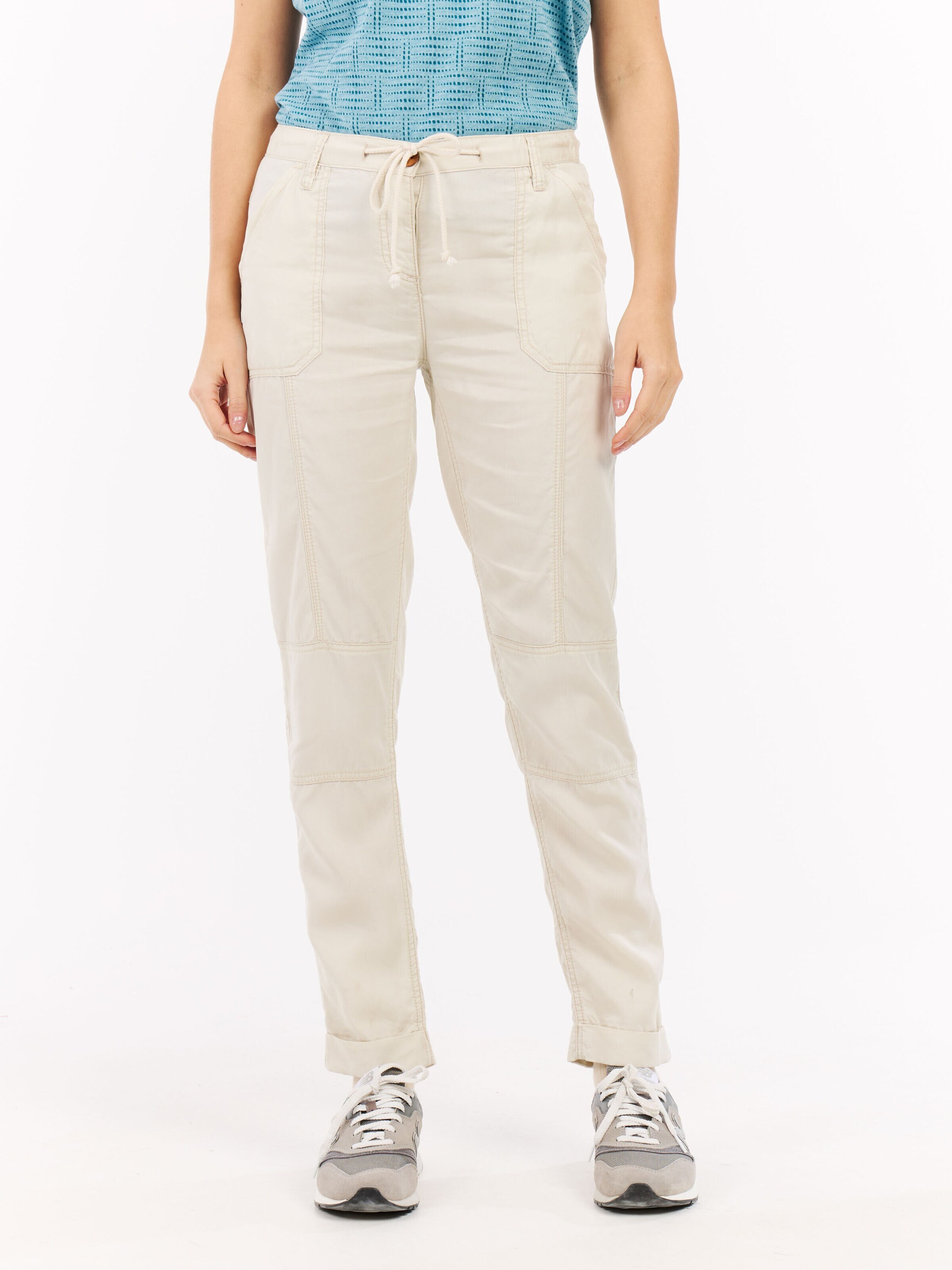 PROTEST Regular Pants 'PRTLeaf' in White