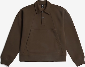 Pull-over G-STAR en marron : devant
