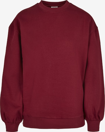 Sweat-shirt Urban Classics en rouge : devant