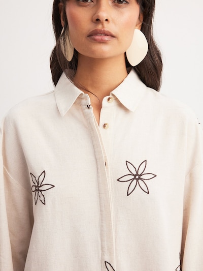 NA-KD Blouse in Beige, Item view