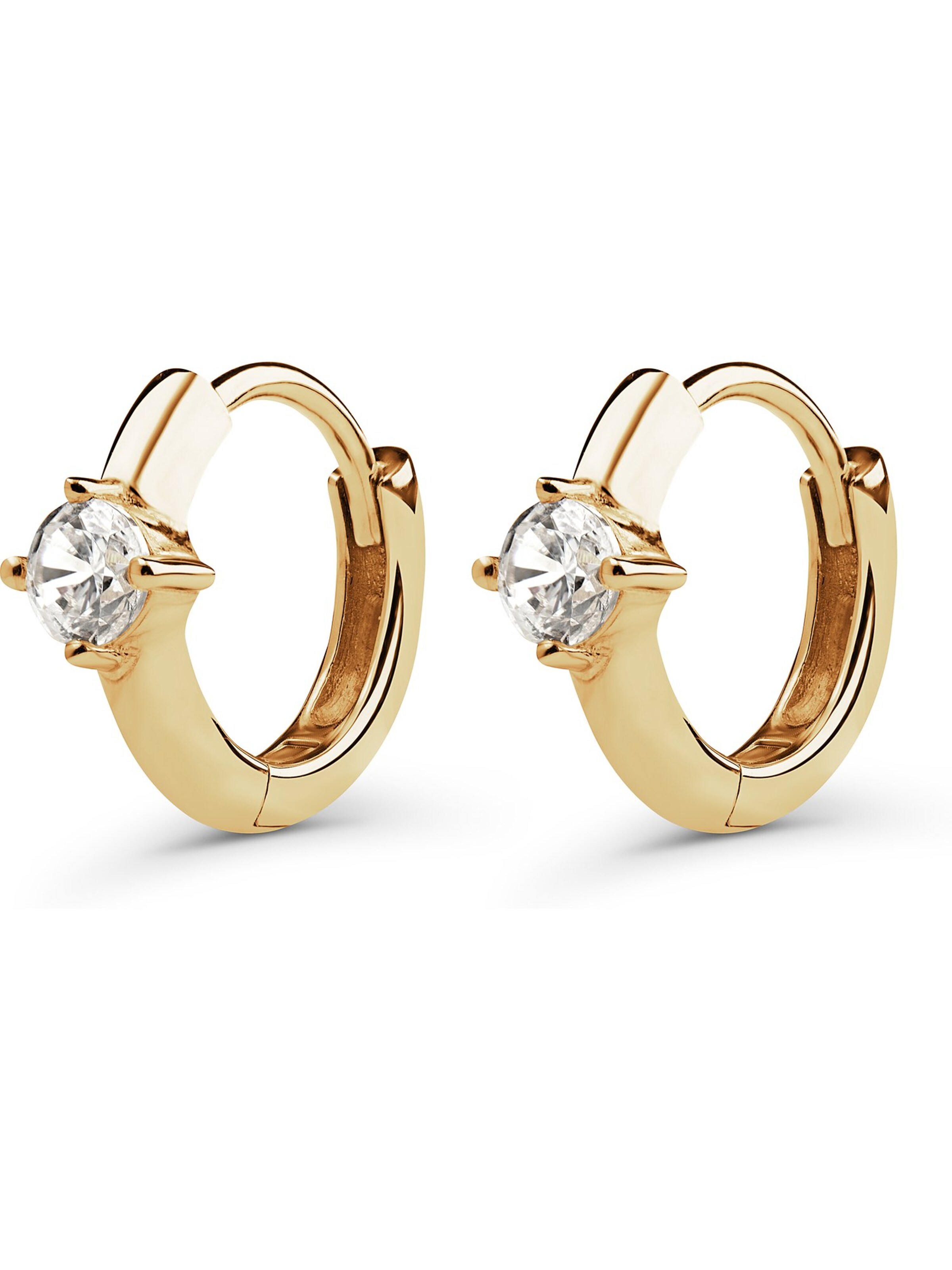 FAVS Earrings in Yellow: front