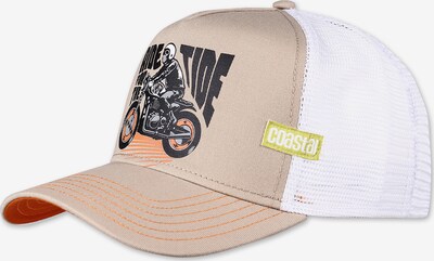 Coastal Cap 'Ride Tide II' in khaki / mischfarben / weiß, Produktansicht