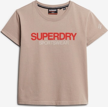 Superdry Functioneel shirt in Grijs: voorkant