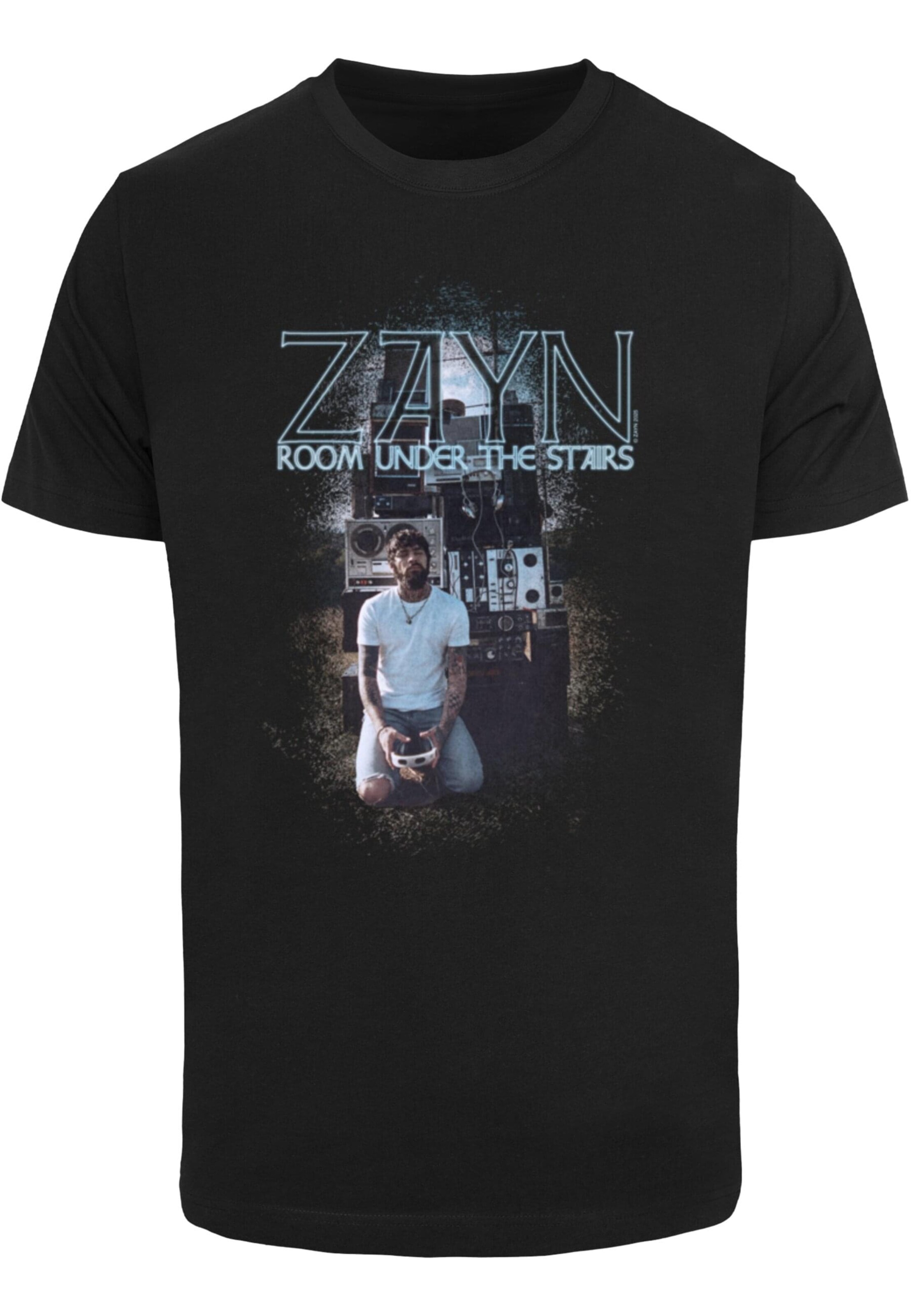 Maglietta 'Zayn - Speakers Under The Stars' di Merchcode in nero: frontale