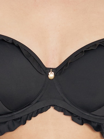 SugarShape Minimiser Bikini Top 'Valencia' in Black