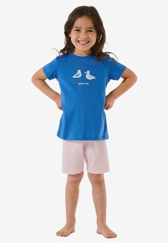 SCHIESSER Pajamas in Blue: front