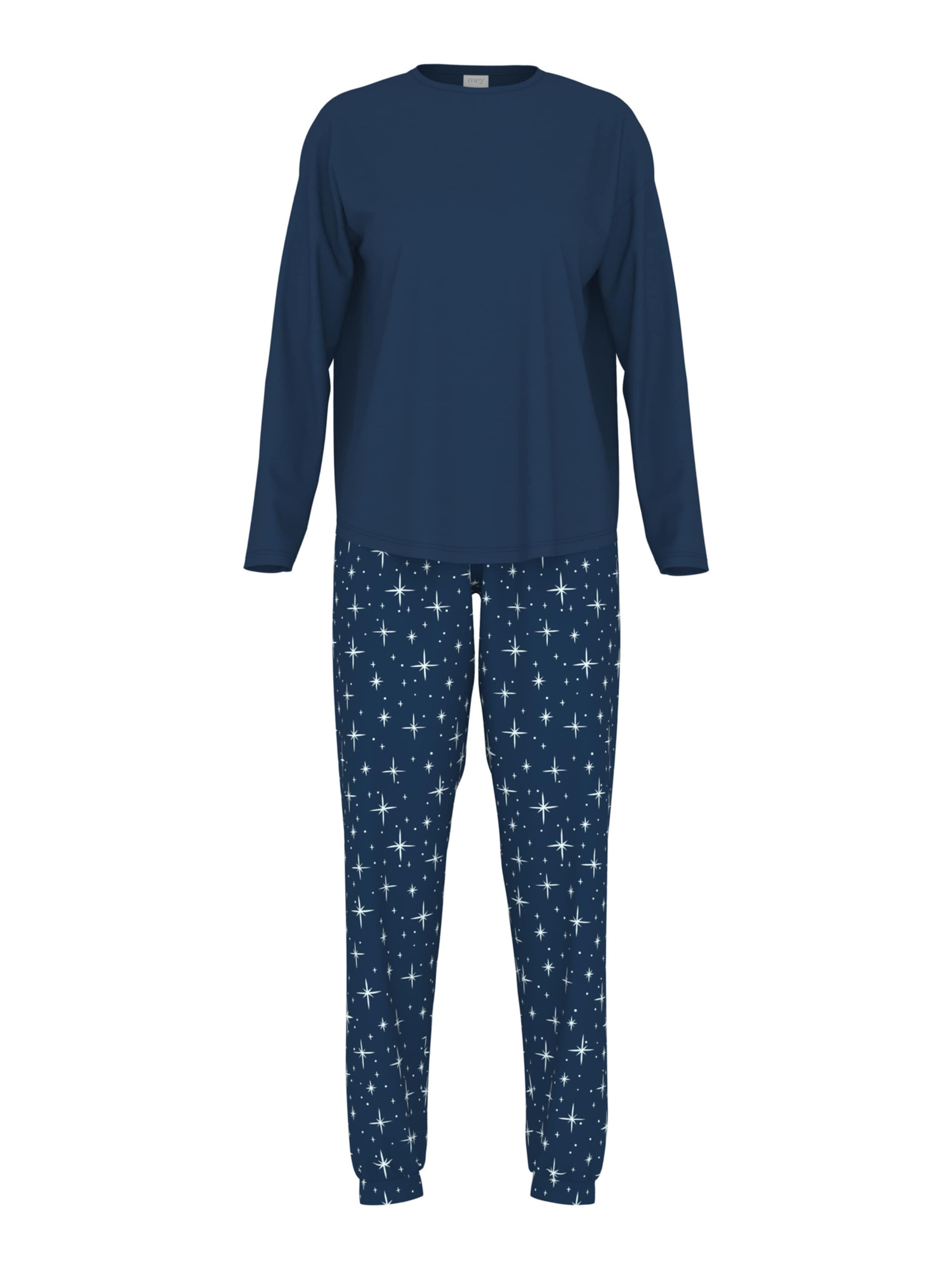 Mey Pyjama in Blau: Vorderseite