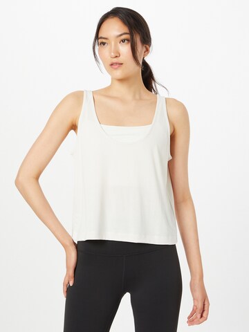 Moonchild Yoga Wear Sports Top 'Volume' in White: front
