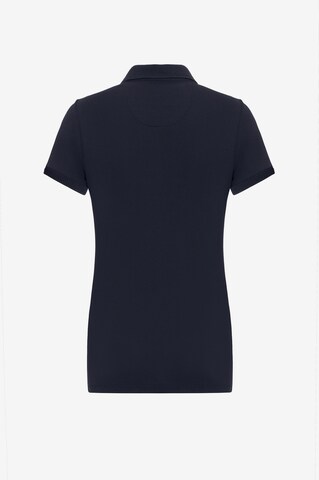 DENIM CULTURE T-shirt 'ISOLDE' i blå