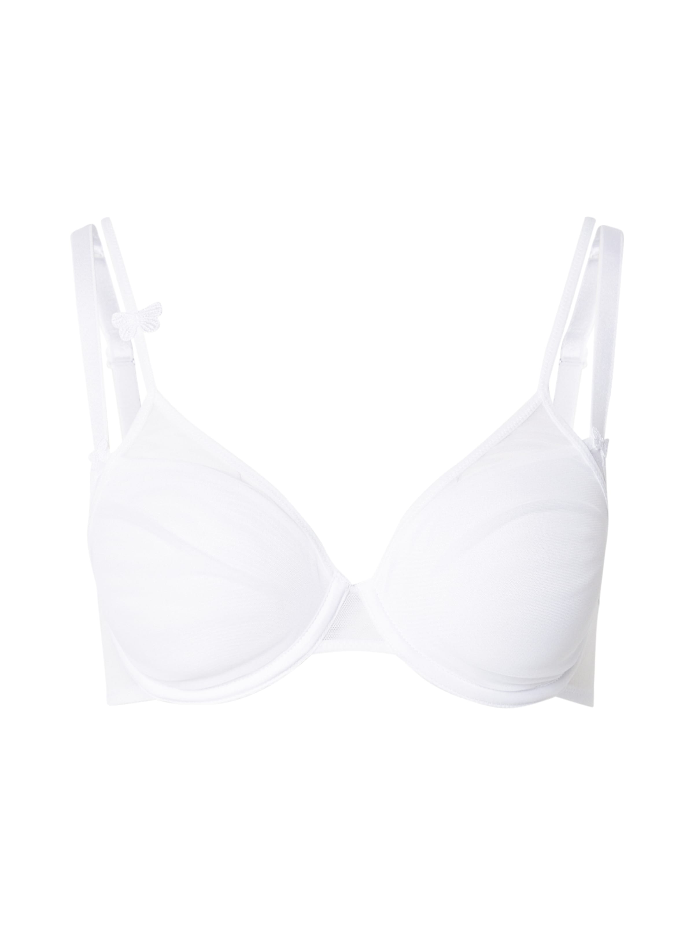 PASSIONATA T-shirt BH 'MISS JOY' i hvid: forside