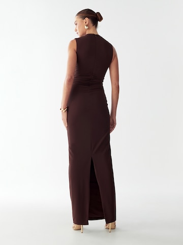 BWLDR Dress 'LANA' in Brown: back