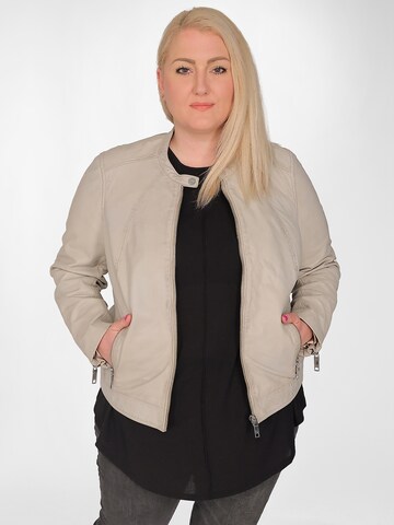 Veste mi-saison Maze en gris : devant