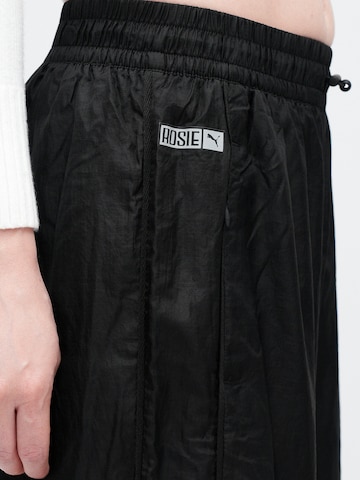 PUMA Wide leg Workout Pants 'Puma x Rose' in Black
