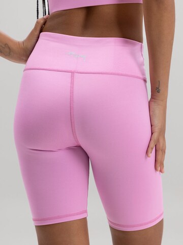 Hey Honey Skinny Leggings 'Biker' in Pink