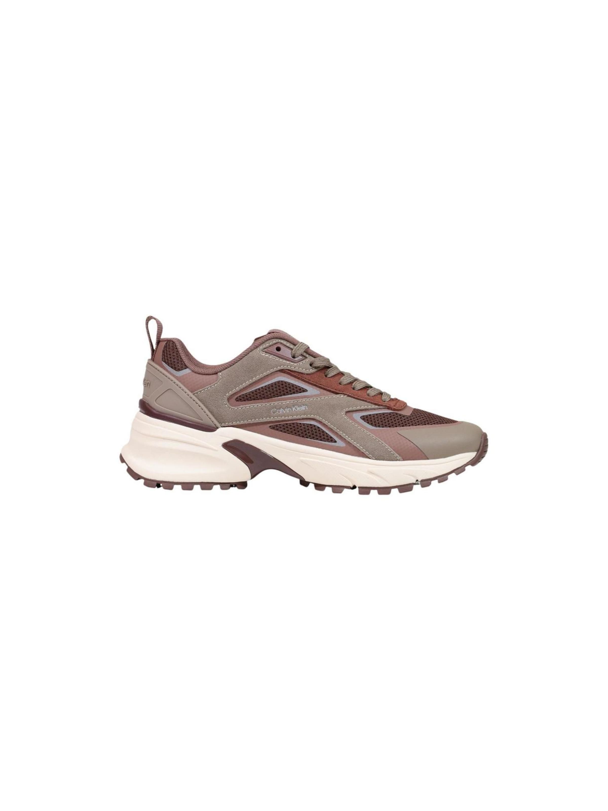 Sneaker bassa 'HW0HW03107' di Calvin Klein in marrone: frontale