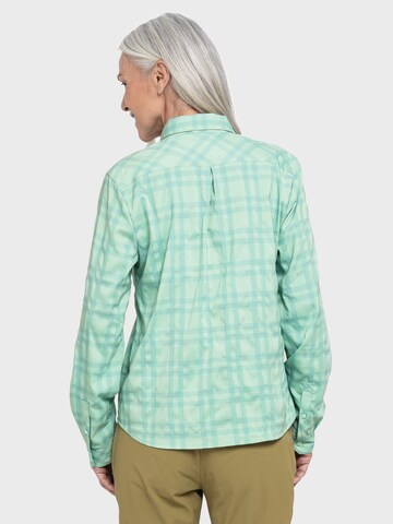 Schöffel Athletic button up shirt ' Hiking Blouse Style Dynkur WMS ' in Green