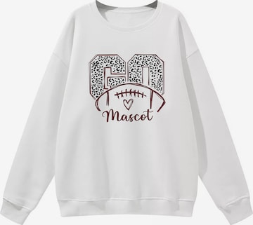 GORHEY - Sudadera en blanco: frente