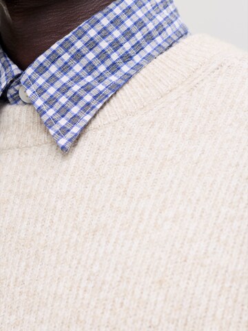 Pull-over 'JORFREDERIKSBERG OLLIE' JACK & JONES en blanc