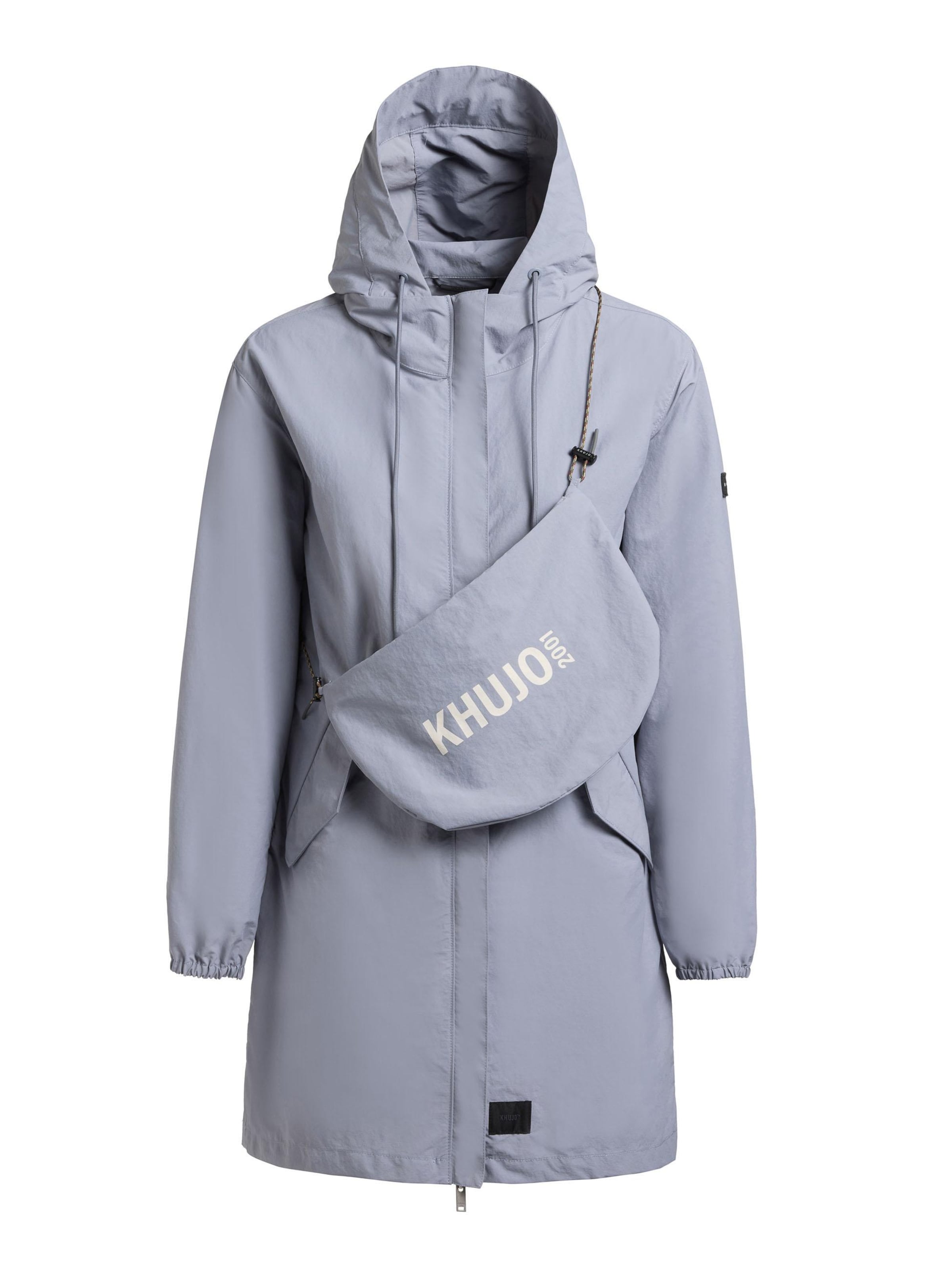 Manteau mi-saison 'Ameti' khujo en bleu : devant