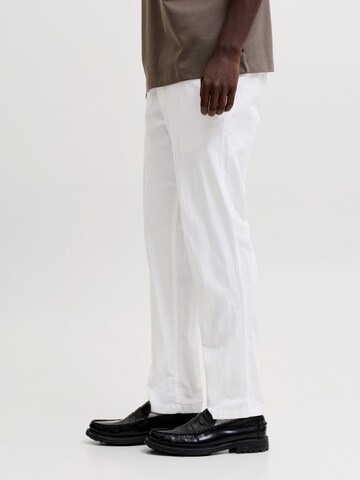 JACK & JONES - regular Pantalón chino 'JPSTOLLIE' en blanco