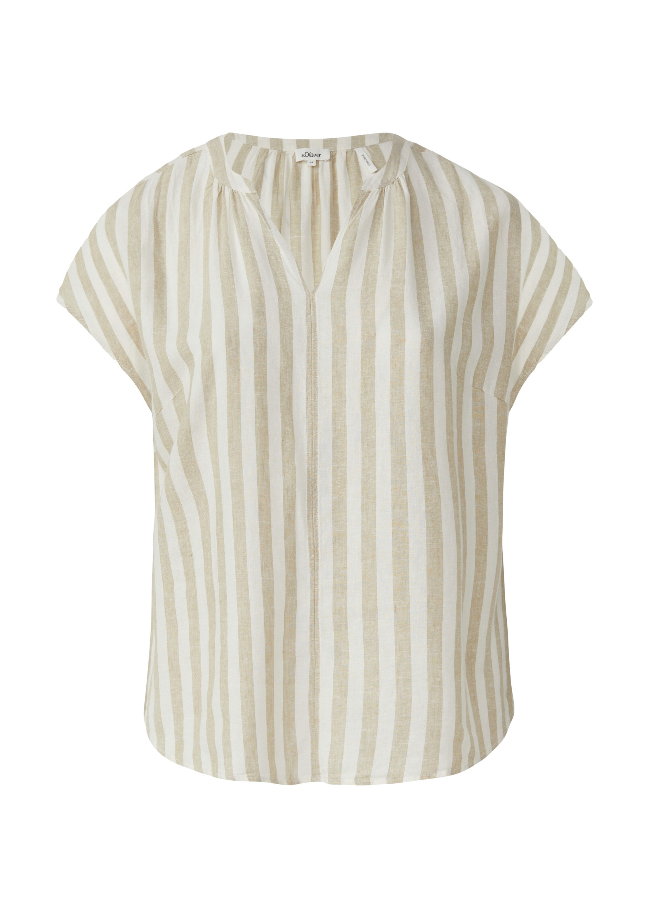 s.Oliver Blouse in Light brown / White, Item view