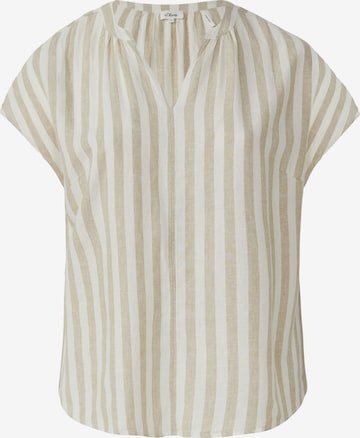 s.Oliver Blouse in Bruin: voorkant